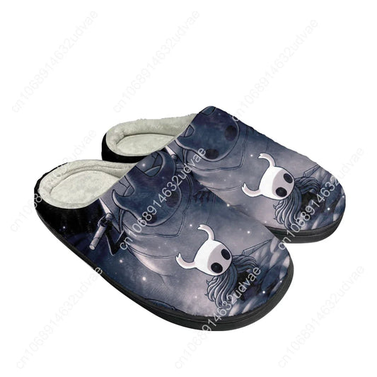 Hollow Knight Black Cotton Slippers