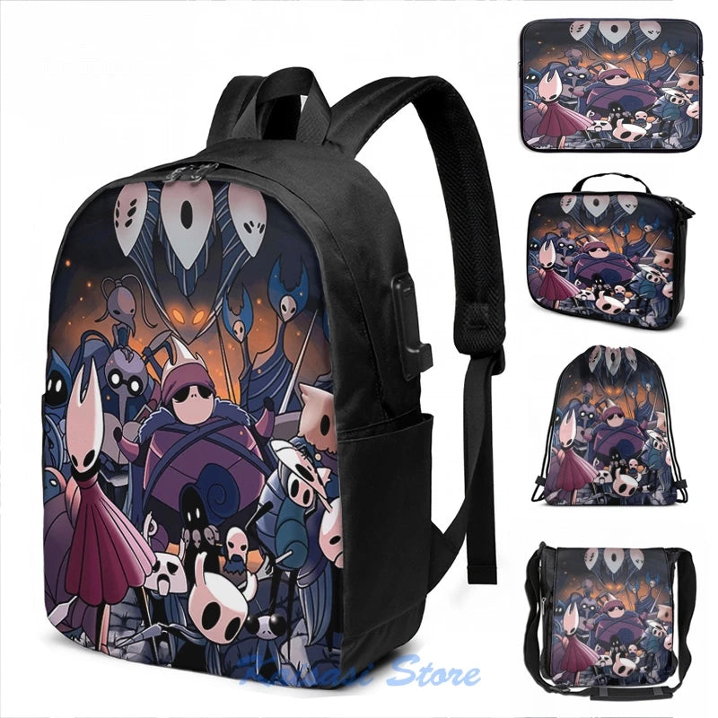 Hollow Knight USB Charging Backpack