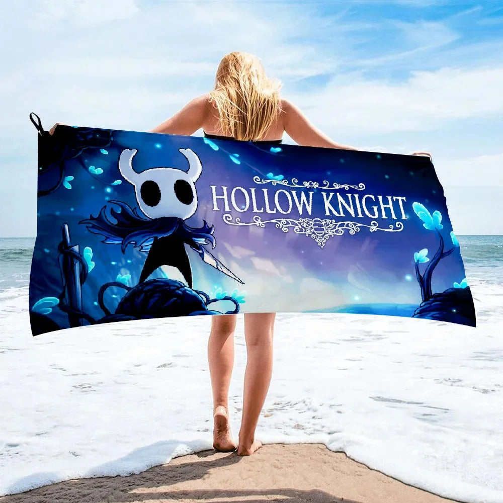 Hollow Knight Blue light Bath Towel