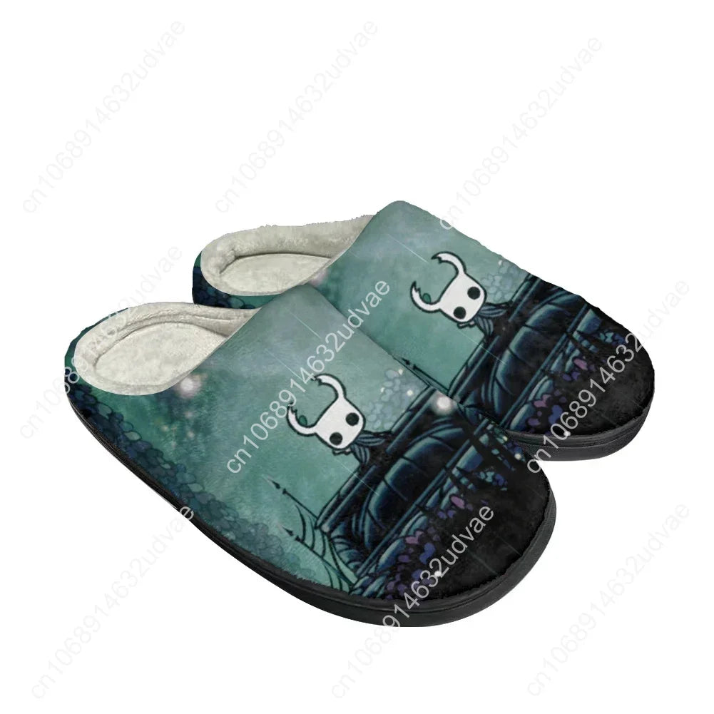 Hollow Knight Green Cotton Slippers