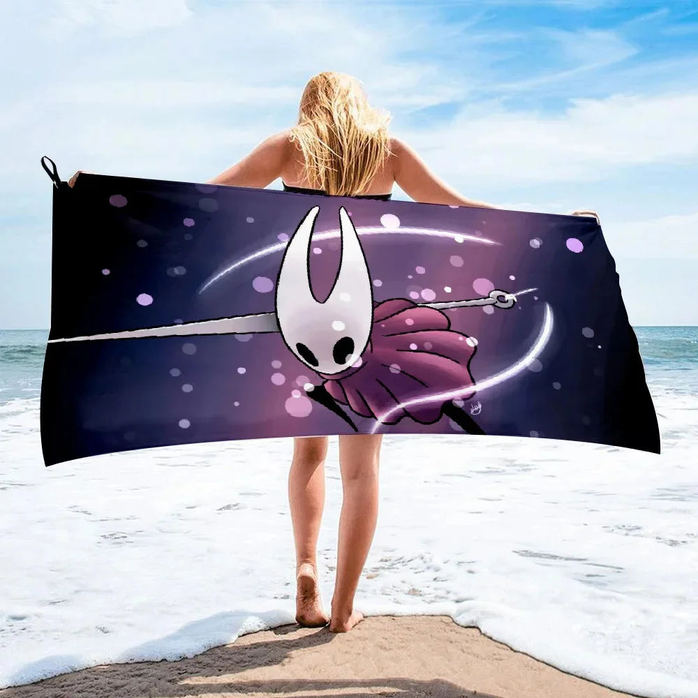 Hollow Knight Purple Bath Towel