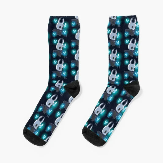 Hollow Knight Blue/Black Socks